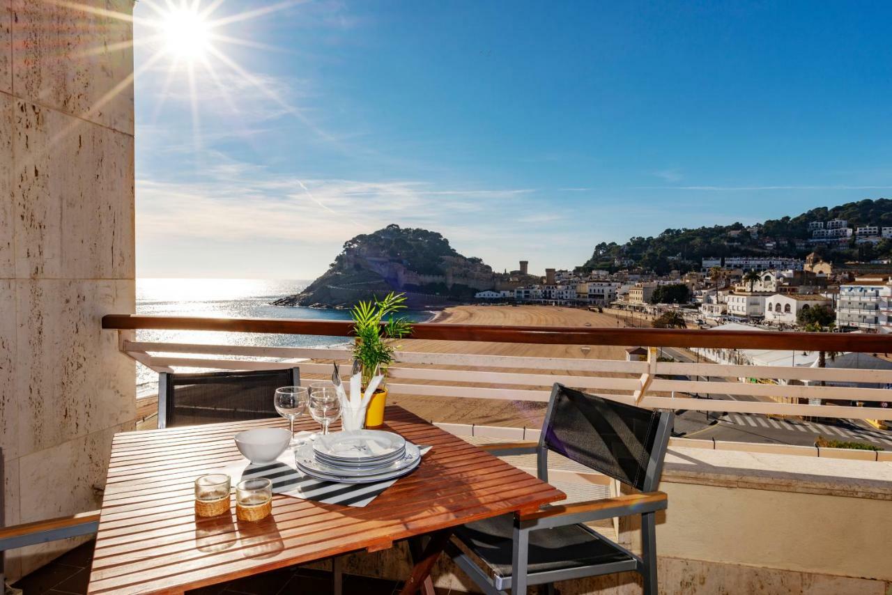 Edificio Tropicana Tossa de Mar Bagian luar foto